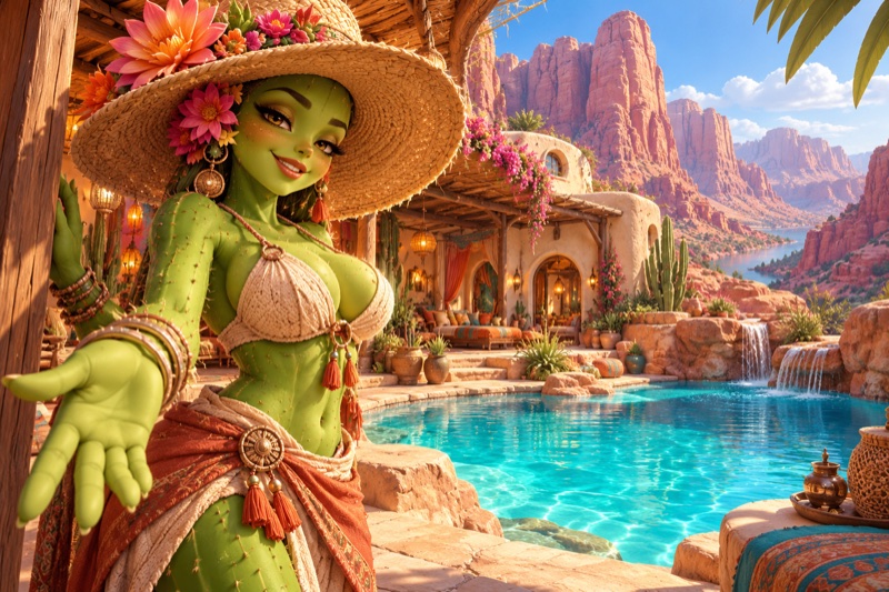 Cactus Cabana illustrated cover