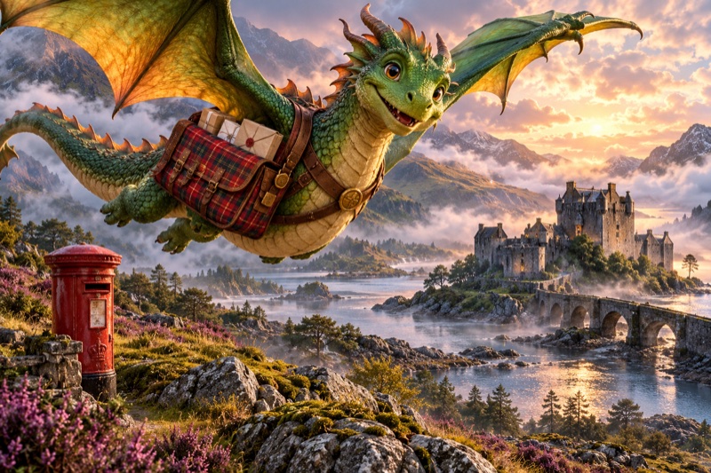 Dragon Parcel Service illustrated cover