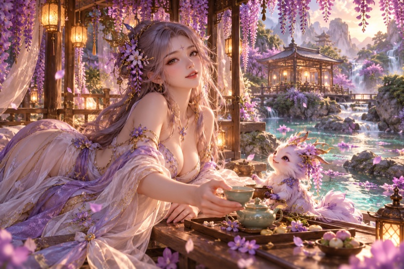 Petal Pavilion illustrated cover