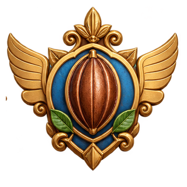 winged cacao crest