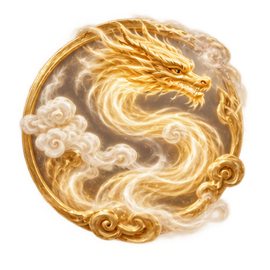 Golden steam dragon
