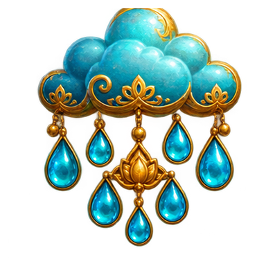 rain cloud charm