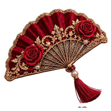 Rose fan