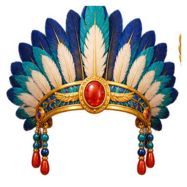 Feather crown