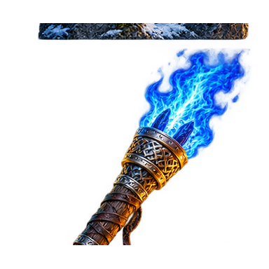 Blue torch