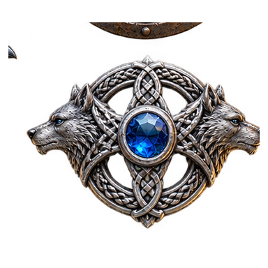 Fur cloak clasp